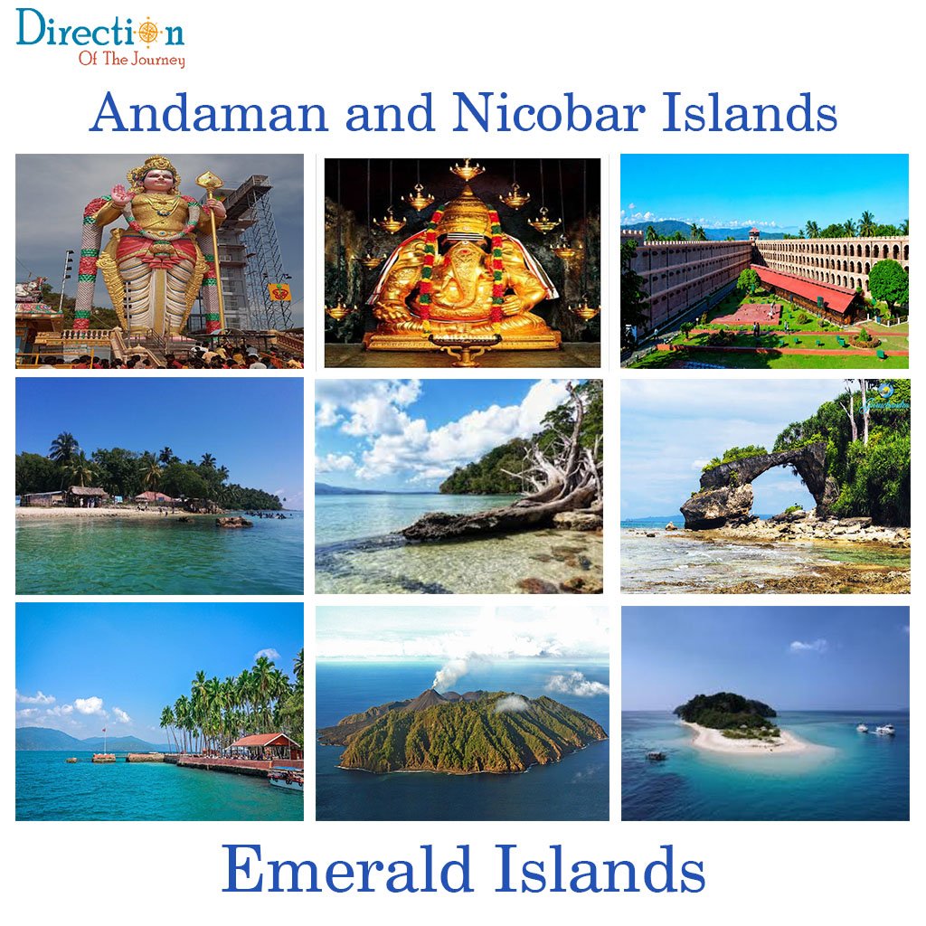 Turquoise sea and tropical beach in the Andaman and Nicobar Islands