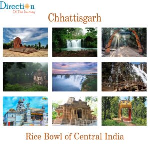 Chitrakote Waterfall in Bastar Chhattisgarh surrounded by lush green forests