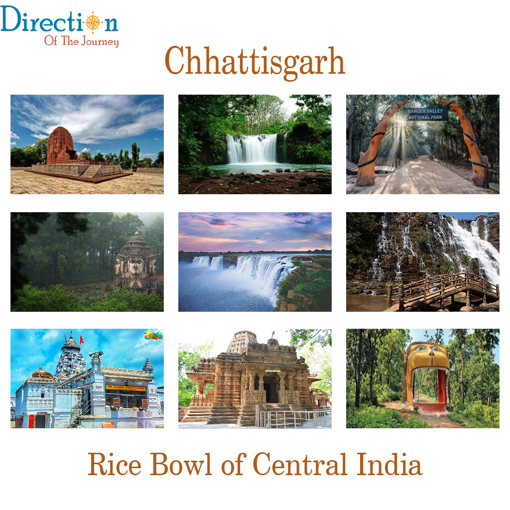 Chitrakote Waterfall in Bastar Chhattisgarh surrounded by lush green forests