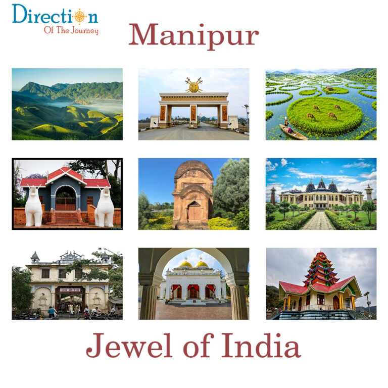 Manipur travel guide featuring Loktak Lake, Keibul Lamjao National Park, Kangla Fort, Ima Keithel Market, Manipuri dance, and scenic hills of Northeast India.