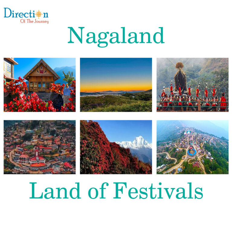 Beautiful green mountains and valleys of Nagaland in Northeast India