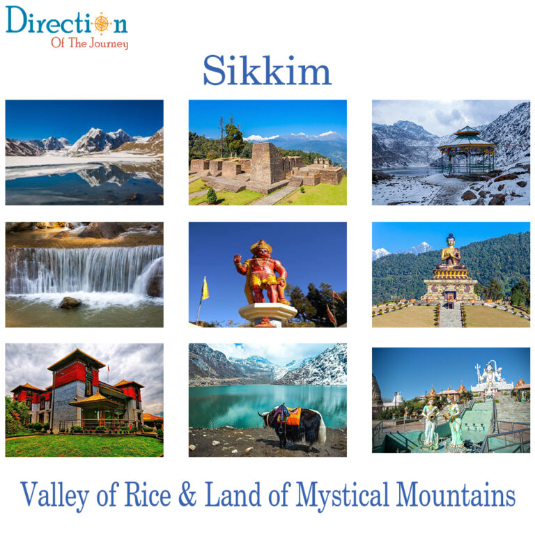 Mount Kanchenjunga and Himalayan mountains in Sikkim during sunrise